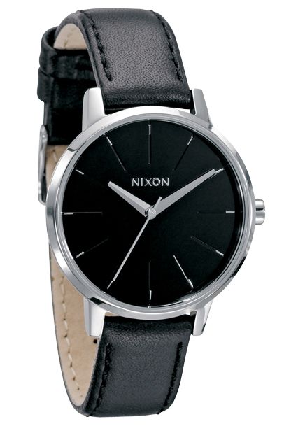 Nixon The Kensington Leather Black Damenuhr A108000 nur ...