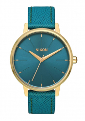 Nixon The Kensington Leather Light Gold / Mallard