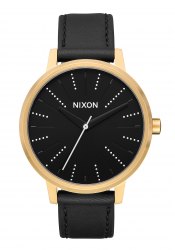 Nixon The Kensington Leather Gold / Black / Silver