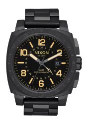 Nixon The Charger GMT All Black / Lum