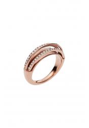 Emporio Armani Damenring Architectural Elegance