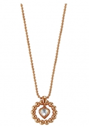 Esprit Damenkette Pellet Heart Rose