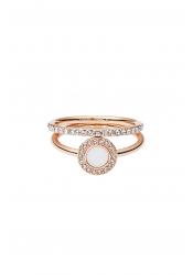 Fossil Classic White Damenring