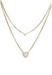 Fossil Damenkette Heart Duo