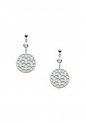 Fossil Damenohrringe Sterling Silver