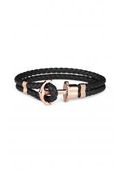 Paul Hewitt Ankerarmband Phreps Rosegold Schwarz