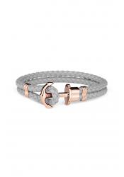 Paul Hewitt Ankerarmband Phreps Rosegold Grau