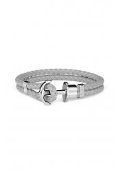 Paul Hewitt Ankerarmband Phreps Silber Grau