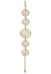 Pilgrim Damenarmband :spin white/gold