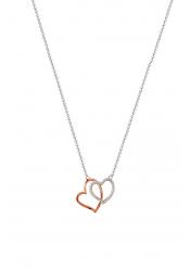 Xenox Damenkette Doppelherz Love Story