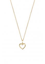 Xenox Damenkette Herz Love Story
