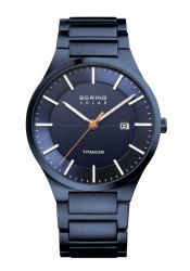 BERING Slim Solar Titanium Herrenuhr