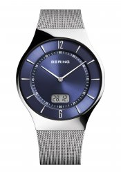 BERING Herrenuhr Ocean Blue Radio Controlled
