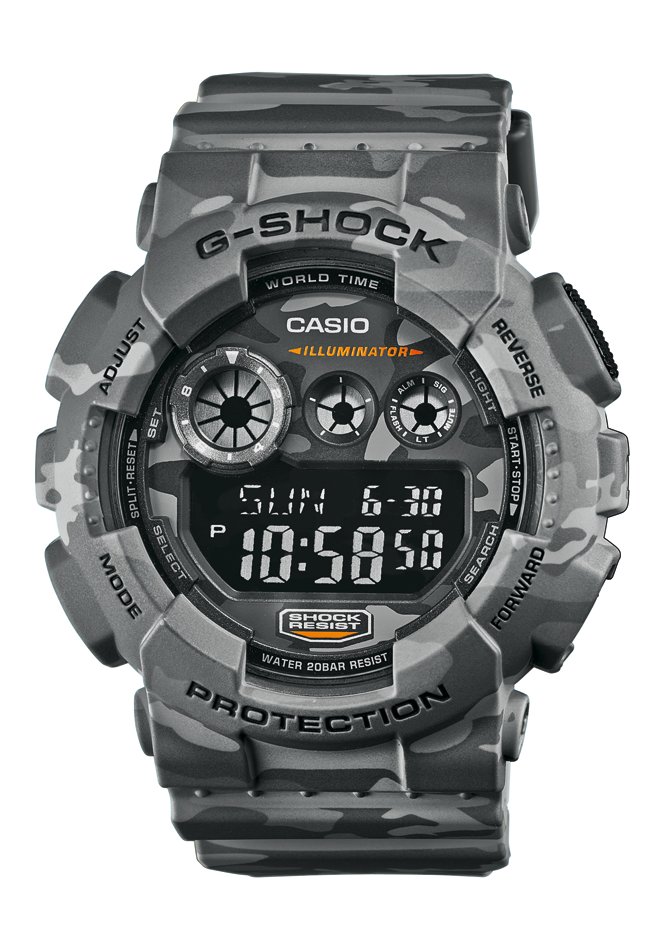 Casio G-Shock Herrenuhr Full Camouflage GD-120CM-8ER nur 129,00