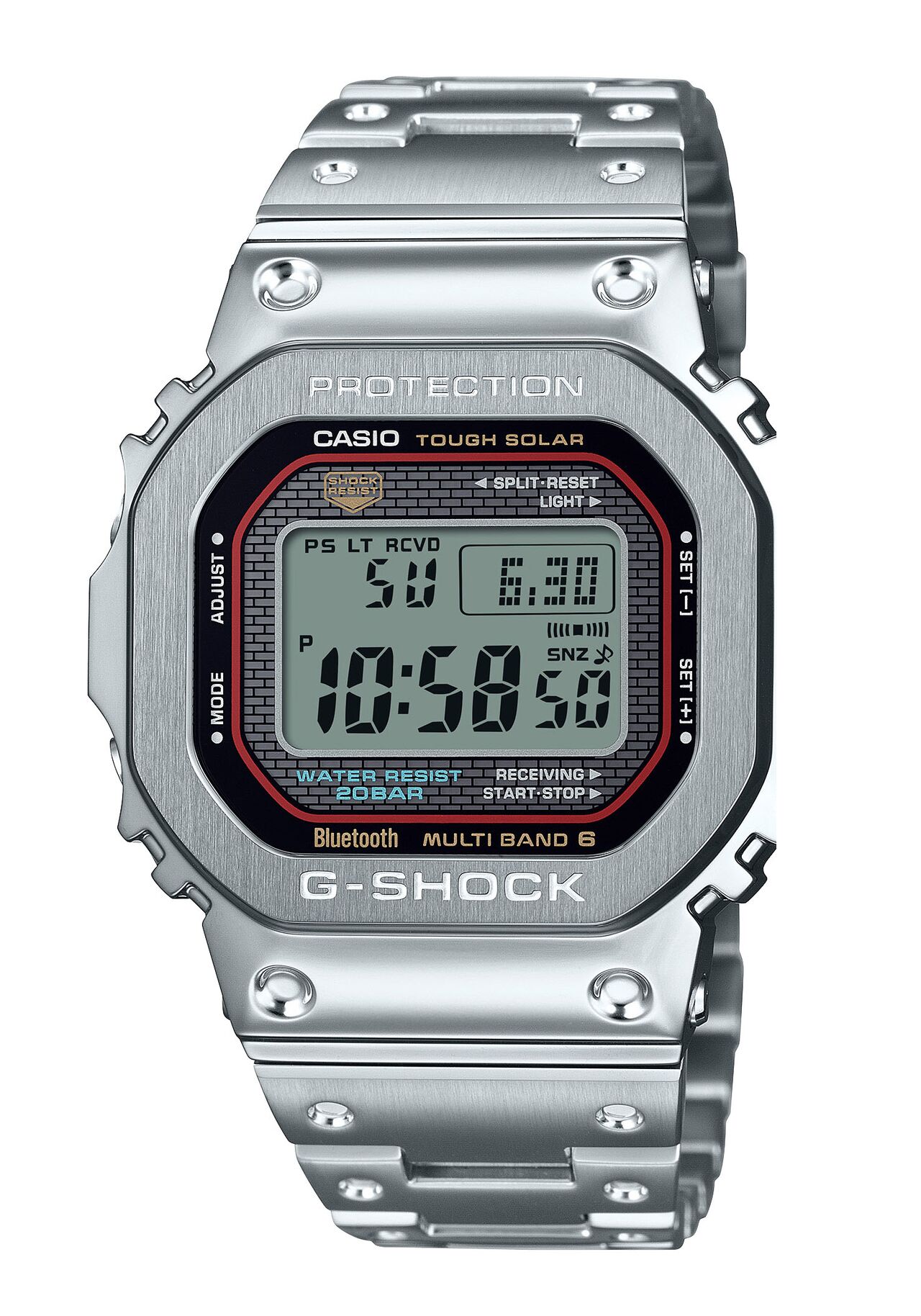 G-Shock Digitaluhr The Origin Silber