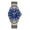 DS Action Diver Powermatik 80 38mm Titan blau