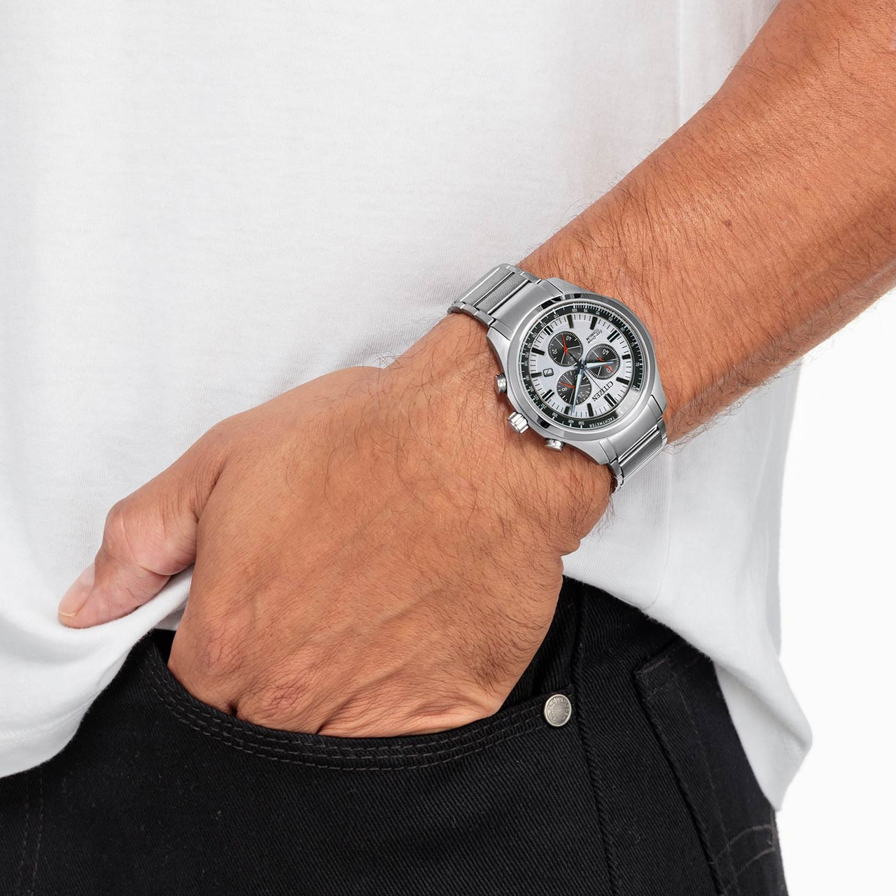 Citizen EcoDrive Chronograph Titanium AT253085A nur 399,00