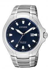Citizen Eco-Drive Herrenuhr Titan Blau