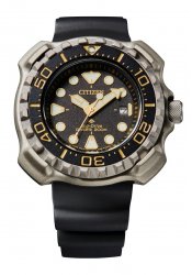 Citizen Eco-Drive Promaster Marine Diver Super Titanium Herrenuhr Anthrazit