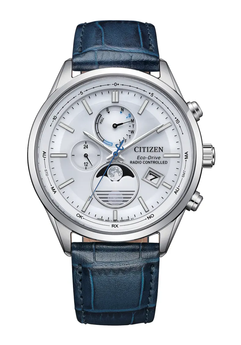 Eco Drive Funkuhr Mondphase