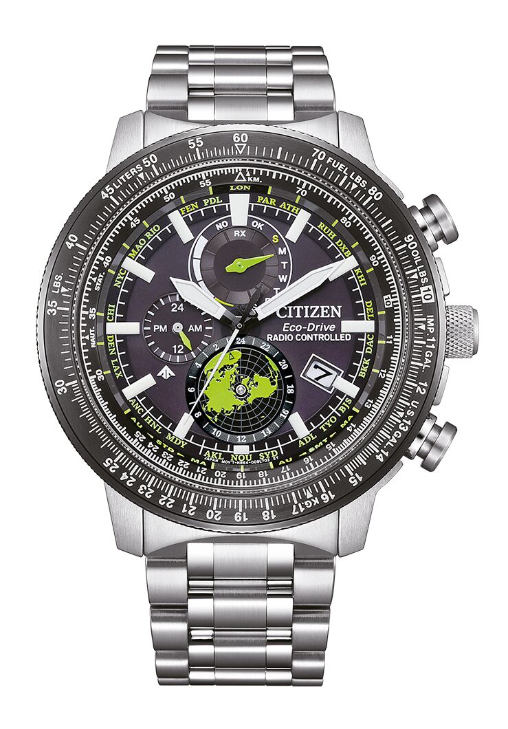 Eco Drive Funkuhr Promaster Geo Trecker