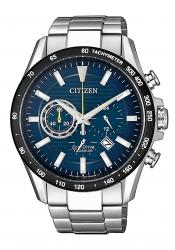 Citizen Eco-Drive Herrenchronograph Super Titanium Blau