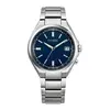 Eco Drive Funkuhr Titan 37,5mm blau