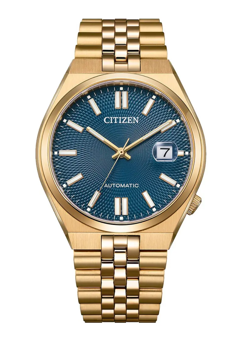 Automatikuhr Tsuyosa 60h blau