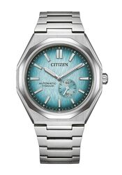 Citizen Super Titanium Kleine Sekunde Automatik Eisblau
