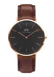 Daniel Wellington Classic Black Bristol Rosegold 40mm