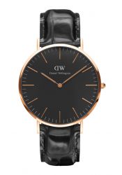 Daniel Wellington Classic Black Reading Rosegold 40mm