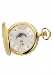 Dugena Cavalier Savonette Taschenuhr Mondphase