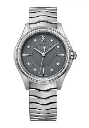Ebel Damenuhr Wave Grande Diamanten