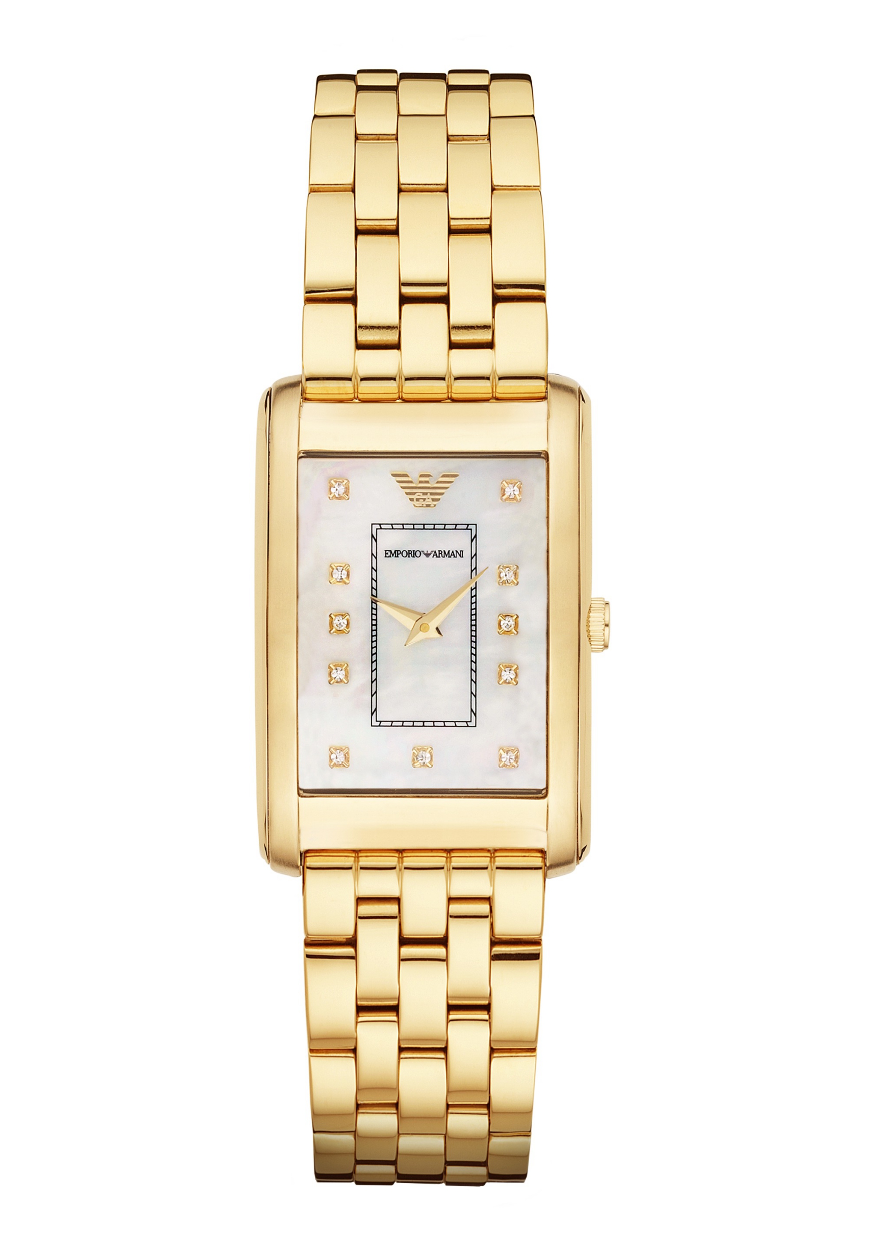 Damenuhr Rechteckige Damenarmbanduhr Emporio Armani Damenuhr