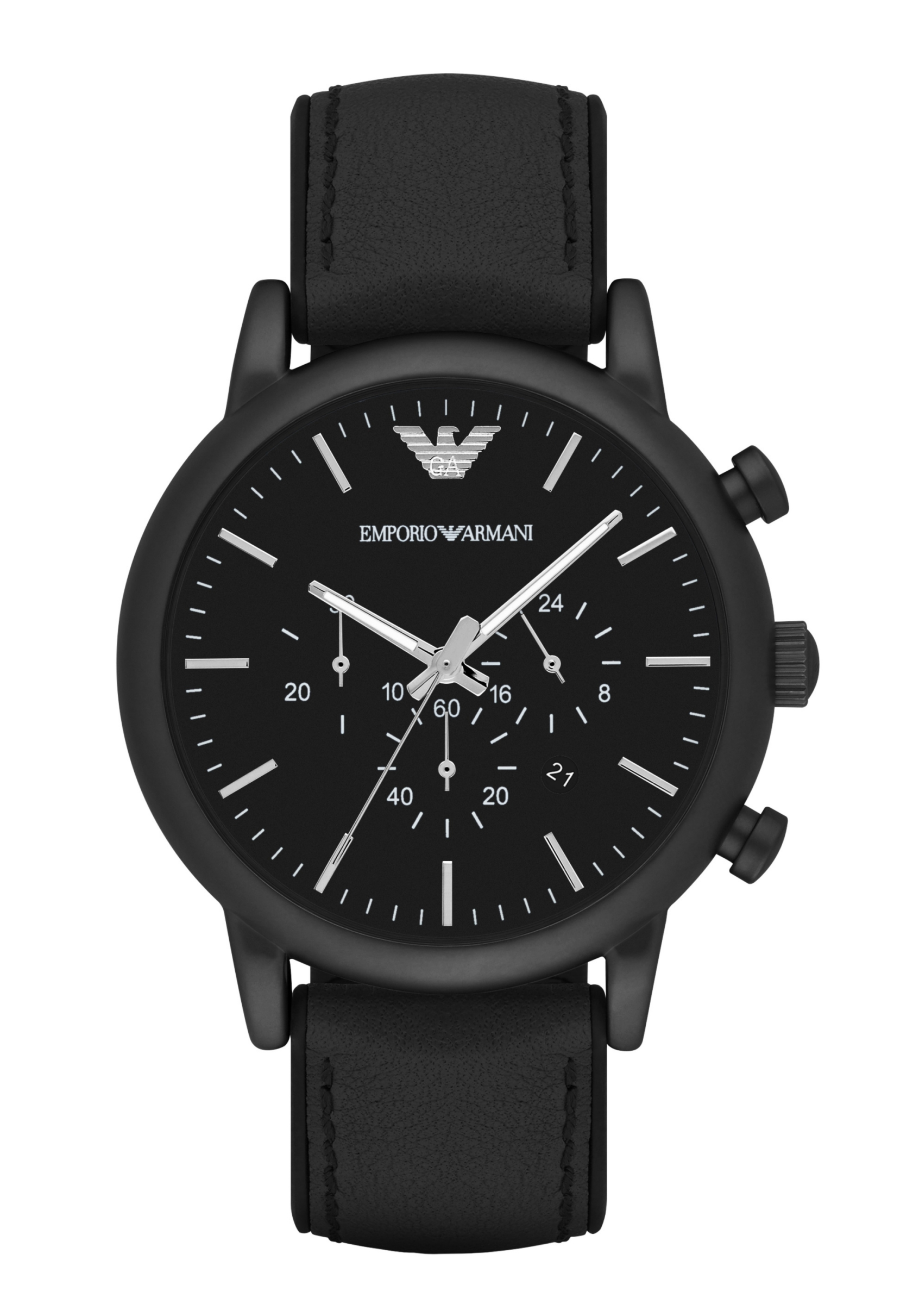 Emporio Armani Herrenchronograph Schwarz AR1970 nur 195€