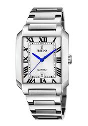 Festina On the square Herrenuhr Silber