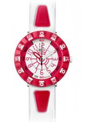 Flik Flak Shaped White & Red Kinderuhr