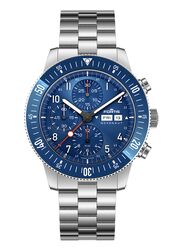 Fortis Novonaut N-42 Cobalt Blue Stahl