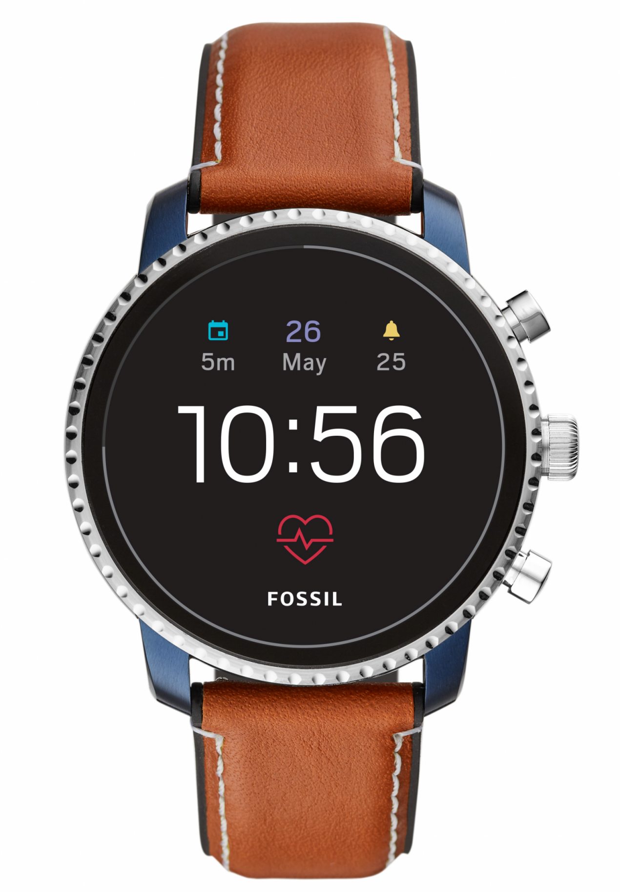 fossil ftw4016 explorist hr braun