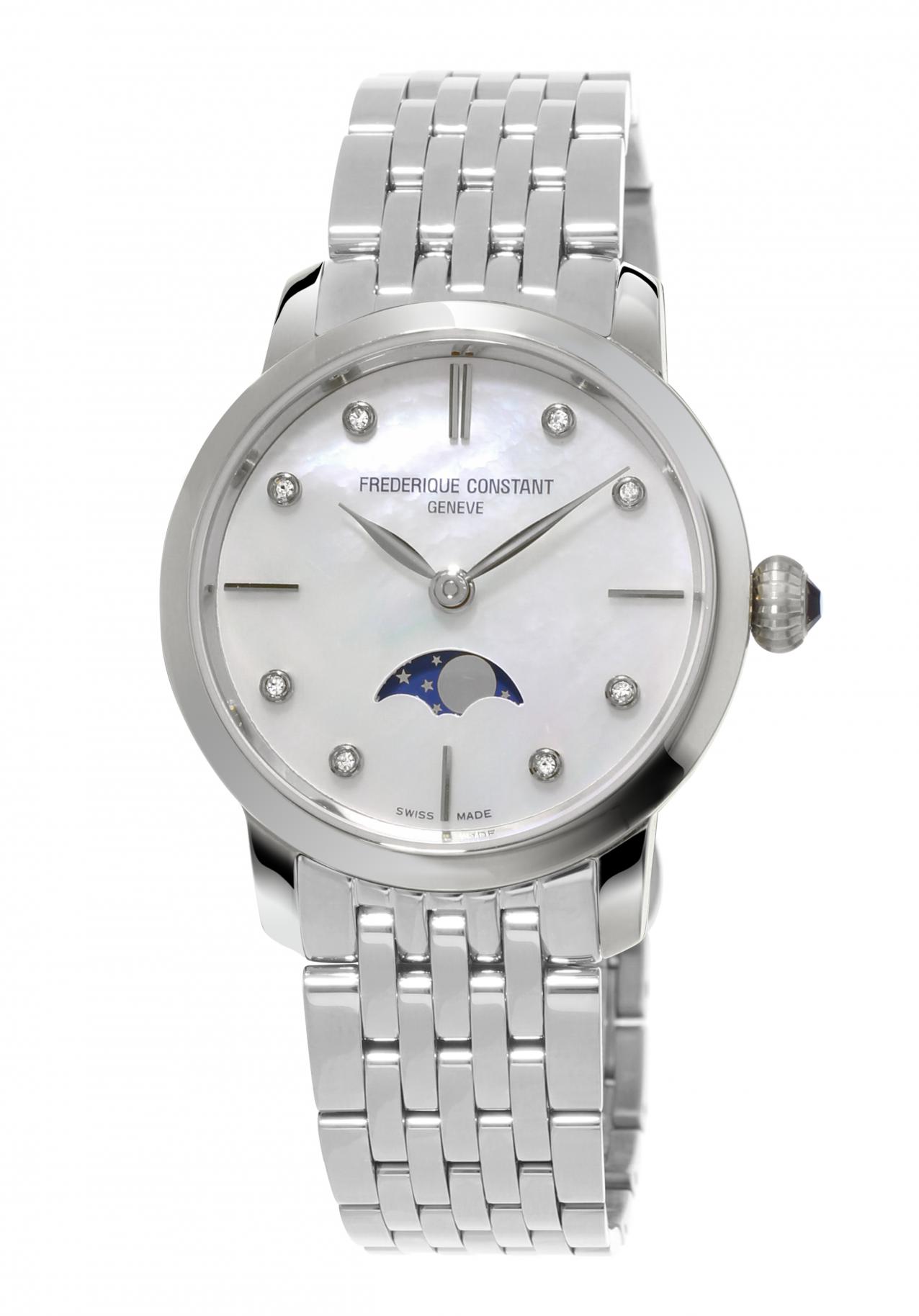 Damenuhr Ultra Slim Mondphase