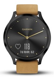 Garmin Vivomove HR Premium Schwarz/Tan
