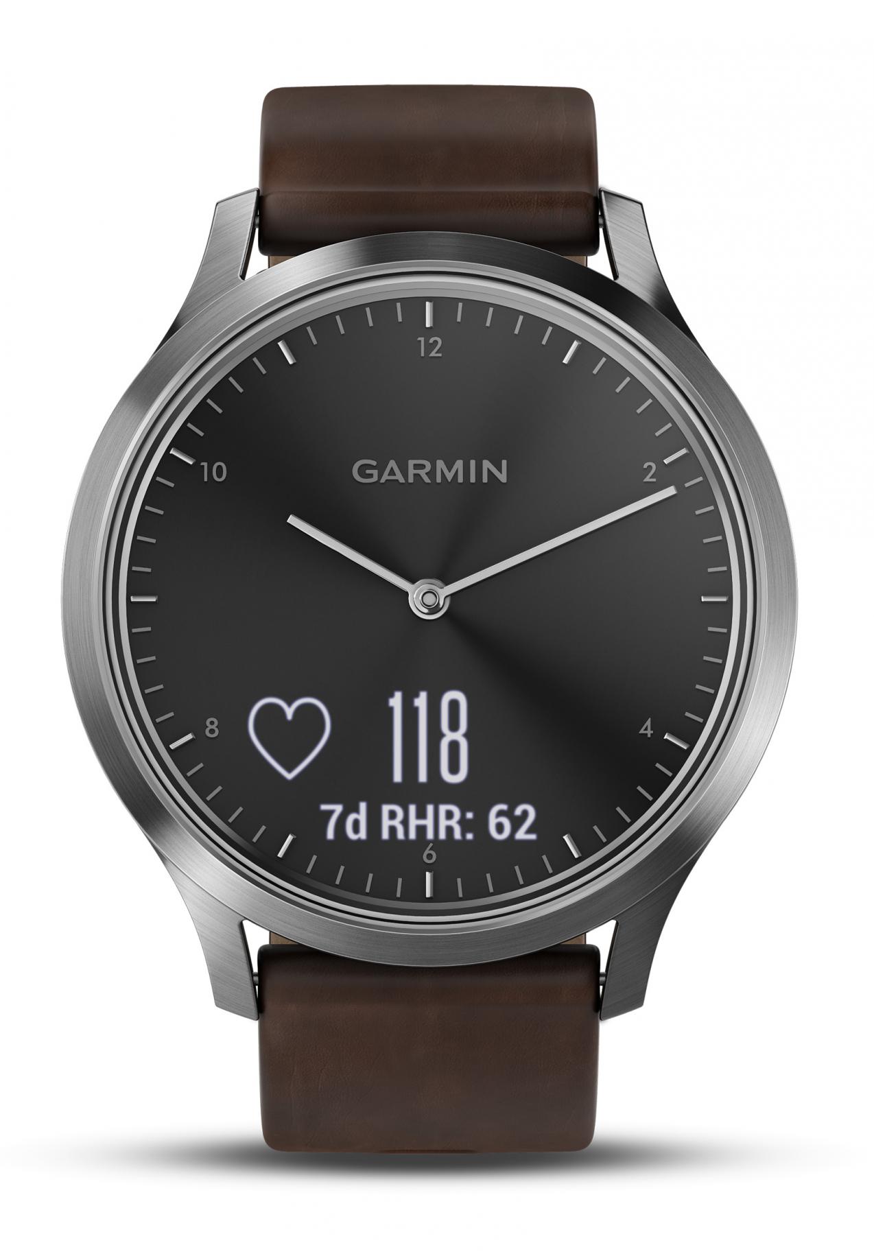 garmin vivomove hr premium silver