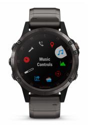 Garmin Fenix 5 Plus Sapphire DLC Titanium GPS Multisport Smartwatch