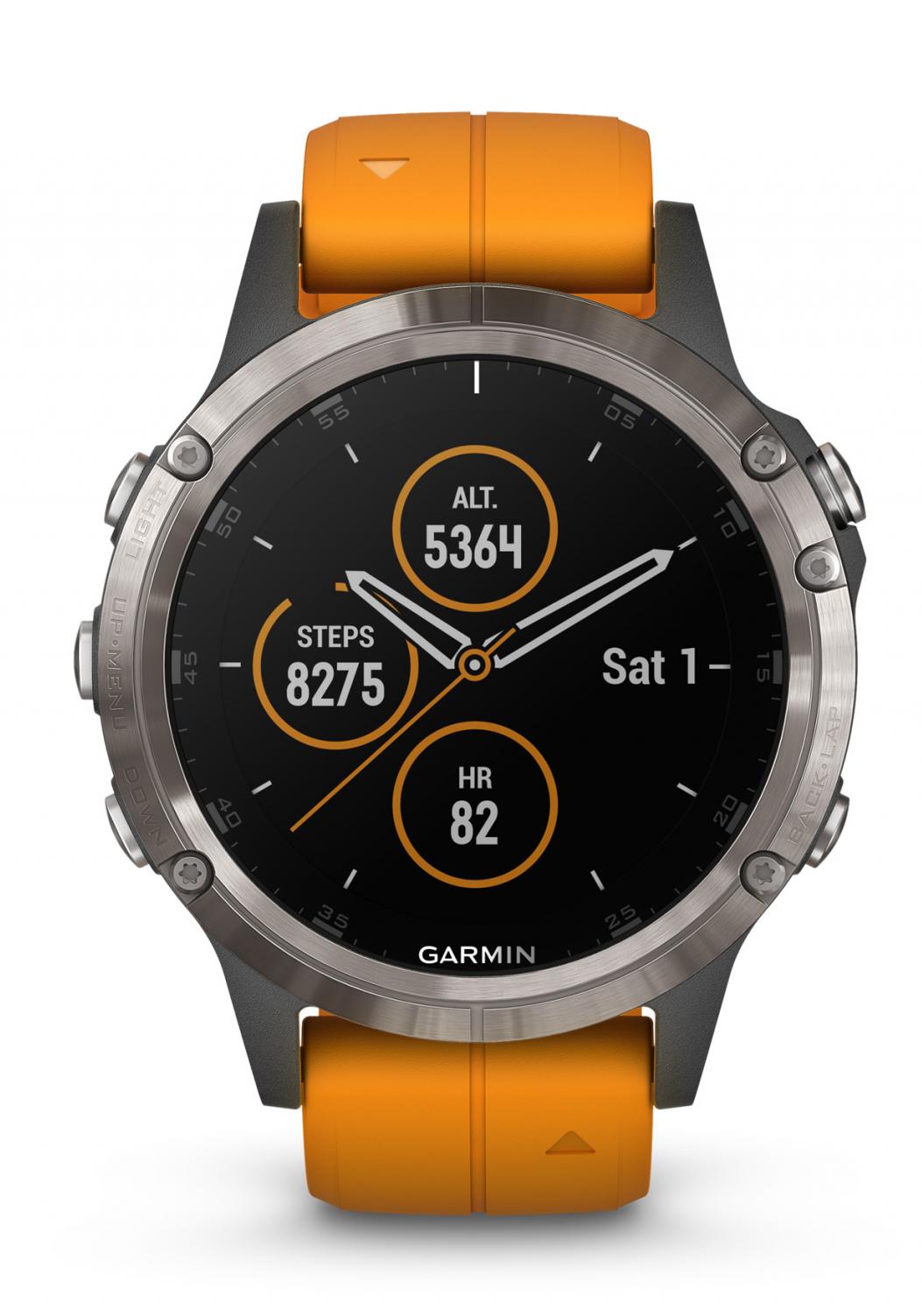 fenix 5 plus sapphire titanium multisport gps watch
