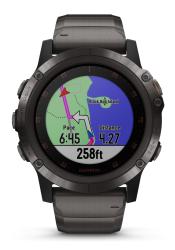 Garmin Fenix 5X Plus Sapphire DLC Titanium GPS Multisport Smartwatch