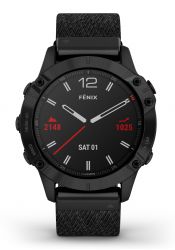 Garmin Fenix 6 Sapphire Schwarz DLC