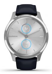 Garmin Vivomove Luxe Silber/Blau
