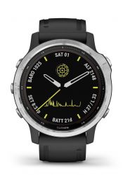Garmin Fenix 6S Solar Schwarz/Silber
