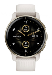 Garmin Venu 2 Plus Elfenbein/Cremegold