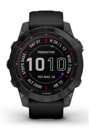 Garmin FENIX 7 Sapphire Solar Titan Schwarz DLC